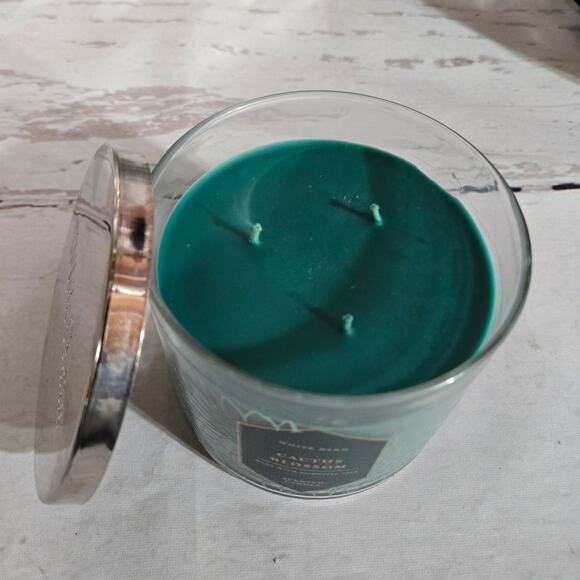 NEW Bath & Body Works Cactus Blossom 3-Wick Candle Home Fragrance 14.5oz - Picture 2 of 4